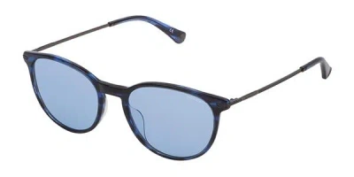 Police Spl474 Highway 5 09n4 Women's Sunglasses Black Size 52