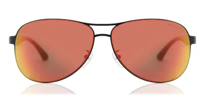 Police Spl534g 531r Occhiali Da Sole Neri Per Uomo In Orange
