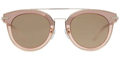 Police Spl543g 300r Occhiali Da Sole Oro Per Uomo In Pattern