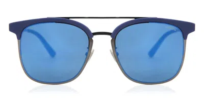 Police Spl569 568b Men's Sunglasses Blue Size 54