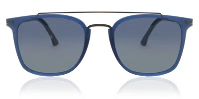 Police Spl583 Drop 3 Polarized Ta5b Men's Sunglasses Blue Size 54