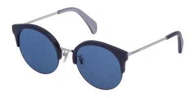 Police Spl615 Siren 1 0579 Men's Sunglasses Blue Size 61