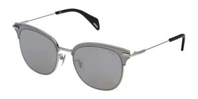 Police Spl622 579x Women's Sunglasses Grey Size 53 In Multi