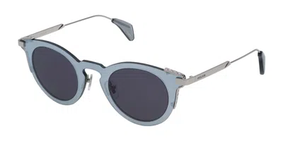 Police Spl624 579x Women's Sunglasses Blue Size 46