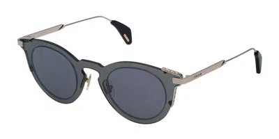 Police Spl624m 8ffx Occhiali Da Sole Grigi Per Donna In Blue