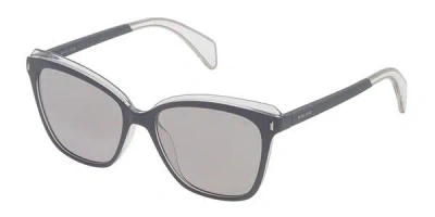 Police Spl643 7dxx Women's Sunglasses Grey Size 56 In Gray