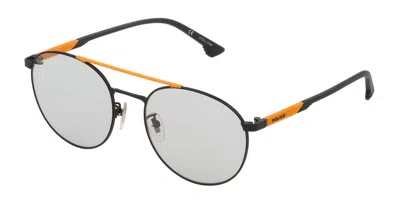 Police Spl717 Storm Light 2 Q46g Men's Sunglasses Black Size 55 In Multi