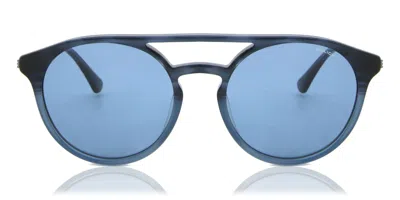 Police Spl722 Clint 1 09qw Men's Sunglasses Blue Size 53