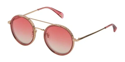 Police Spl830 Flare 1 300g Women's Sunglasses Gold Size 51