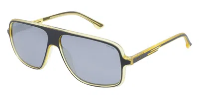 Police Spl961 Offset 2 Polarized Kaup Occhiali Da Sole Blu Per Uomo In Gold