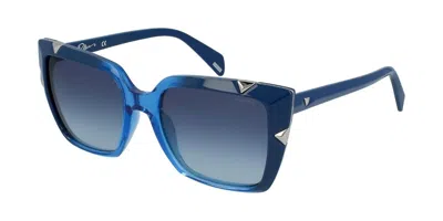 Police Spla15 Stagedive 1 0d36 Occhiali Da Sole Blu Per Uomo