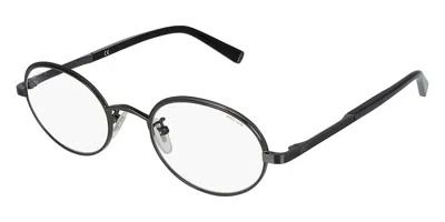 Police Spla29 Lewis 10 0568 Occhiali Da Vista Grigi Per Uomo (solo Montatura) In Black