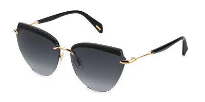 Police Spld38 300f Occhiali Da Sole Oro Per Donna