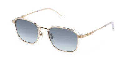 Police Spld46 0300 Men's Sunglasses Clear Size 53 In Multi