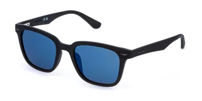 Police Sple01 Gator 1 U28b Occhiali Da Sole Neri Per Uomo In Black