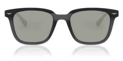 Police Sple01 Polarized U28p Occhiali Da Sole Neri Per Uomo In Black