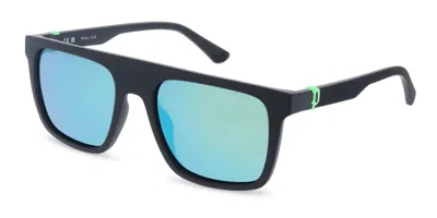 Police Splf61 Beyond Lite 2 U28v Men's Sunglasses Black Size 55