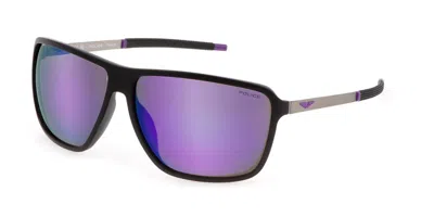 Police Spll15 Solstice 4 U28z Men's Sunglasses Black Size 65