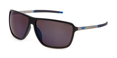 Police Spll15 Solstice 4 V78b Men's Sunglasses Blue Size 65