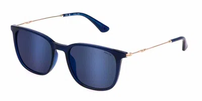 Police Spll77 Origins Lite 17 6g5p Men's Sunglasses Blue Size 53