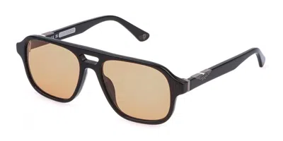 Police Spll83 Origins 61 700a Men's Sunglasses Black Size 56
