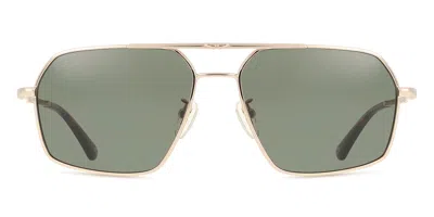 Police Spll86 Origins Classic 2 0349 Men's Sunglasses Gold Size 58