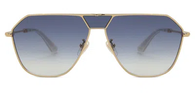Police Spll89 Horizon 8 0300 Men's Sunglasses Gold Size 62