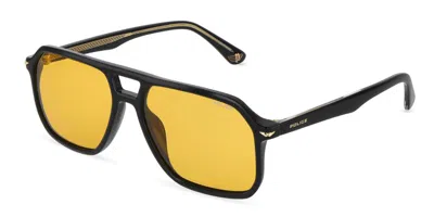 Police Spln21 Champ 8 700g Men's Sunglasses Black Size 56