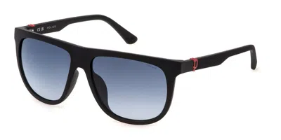 Police Spln33 Beyond Lite 5 0v14 Men's Sunglasses Blue Size 59