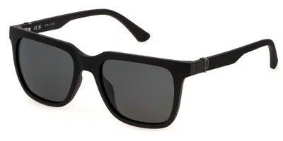 Police Spln34e Beyond Lite 6 U28z Men's Sunglasses Black Size 54