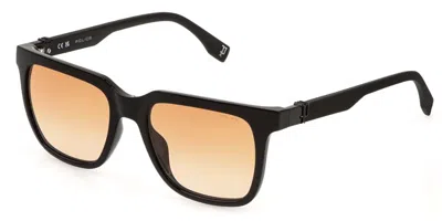 Police Spln34n Beyond Lite 6 0z42 Occhiali Da Sole Neri Per Uomo In Black