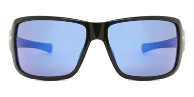 Police Spln37 Tailwind 5 0z42 Men's Sunglasses Black Size 65