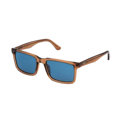 Police Splp21 E Sunglasses In Brown