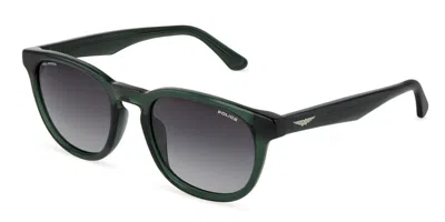 Police Splp22e Origins Lite 31 G61p Men's Sunglasses Green Size 53 In Black