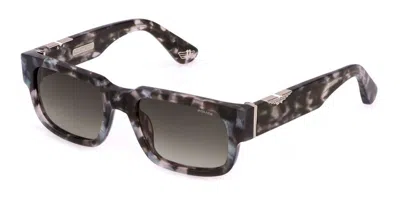 Police Splp24 Origins Maxi 1 07mr Men's Sunglasses Tortoiseshell Size 54 In Gray