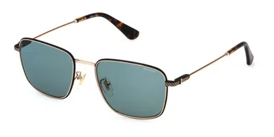 Police Splp26 Octane 11 0300 Men's Sunglasses Black Size 54 In Gray