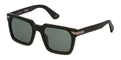 Police Splp29 Forty 2 703y Men's Sunglasses Black Size 52