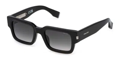 Police Splp32 G.o.a.t. 1 0700 Men's Sunglasses Black Size 52