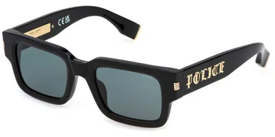 Police Splp32e G.o.a.t. 1 700y Men's Sunglasses Black Size 52
