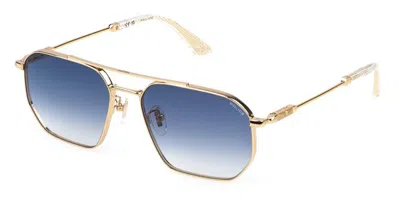 Police Splp34 Horizon 13 0300 Occhiali Da Sole Oro Per Uomo In Gold