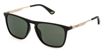 Police Splq80 Origins Lite 34 0z42 Occhiali Da Sole Neri Per Uomo In Black