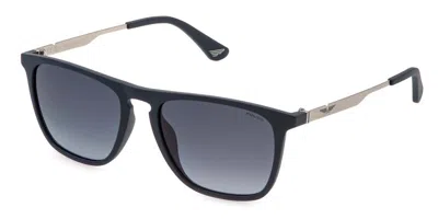 Police Splq80 Origins Lite 34 9agm Men's Sunglasses Blue Size 55