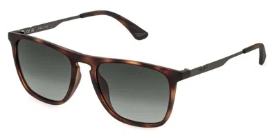 Police Splq80e Origins Lite 34 828p Occhiali Da Sole Tartarugatishell Per Uomo In Brown