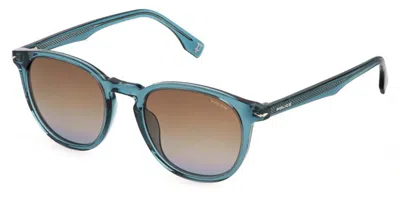 Police Splq82 Champ 13 0855 Occhiali Da Sole Blu Per Uomo