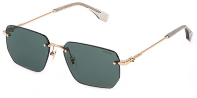Police Splq89 Force 8 0300 Occhiali Da Sole Rose-oro Per Uomo In Gold