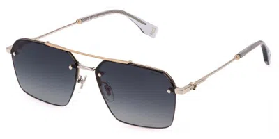 Police Splq90 Force 9 0340 Occhiali Da Sole Oro Per Uomo In Multi
