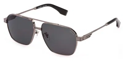 Police Splq91 Mercury 1 0509 Men's Sunglasses Silver Size 60 In Blue