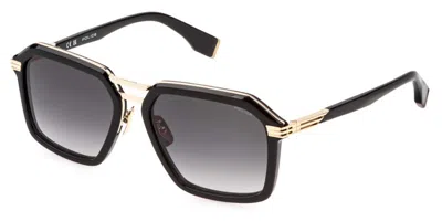 Police Splq92 Mercury 2 0300 Occhiali Da Sole Neri Per Uomo In Multi