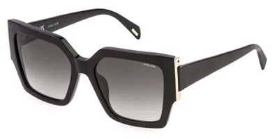Police Splr21 Secret 1 0700 Occhiali Da Sole Neri Per Donna In Black