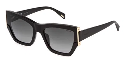 Police Splr22 Secret 2 0700 Occhiali Da Sole Neri Per Donna In Black
